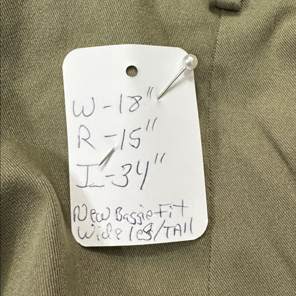 PrettyLittleThing Shape Olive Utility Cargo Pants Wide Leg Streetwear - Picture 8 of 8